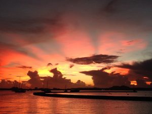 Stunning Caribbean Sunset in St Martin
