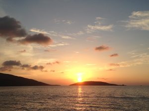 Stunning Sunsets on a BVI Crewed Yacht Charter