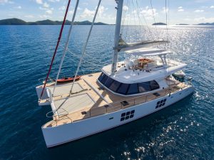Catamaran Euphoria 2016 Sunroof 60ft available for BVI Crewed Yacht Charter