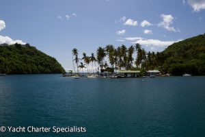 Doolittles from a Superyacht Marigot Bay St Lucia