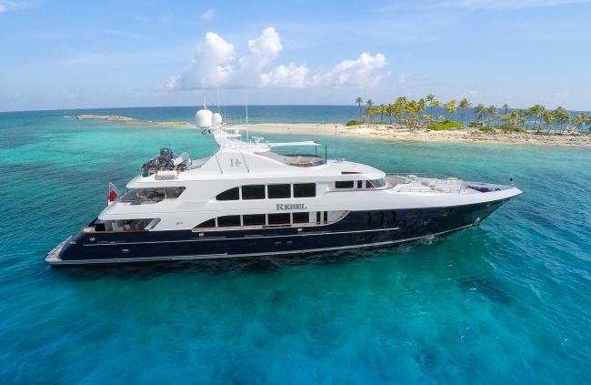 MY Rebel available for Caribbean Yacht Charter this winter