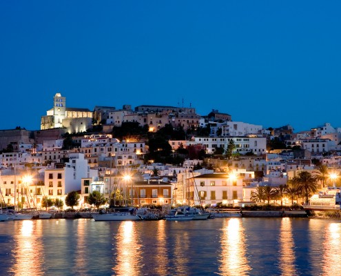 Ibiza Town by Night