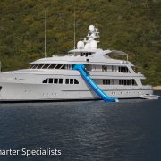 Superyacht Majestic complete with Waterslide